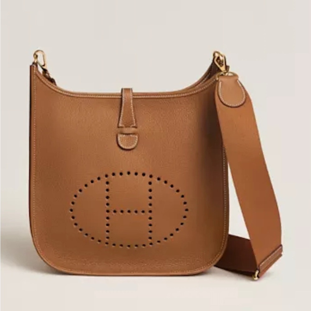 NEW w/Receipt HERMES Gold Clemence  GHW Evelyne III 29 PM, Stamp K -2025